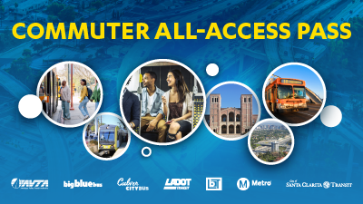 Graphic with text "Commuter All-Access Pass"